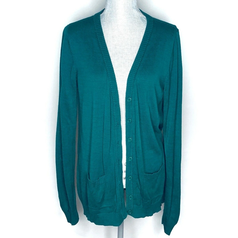 ModCloth Sweater Cardigan Open Front Long Sleeve